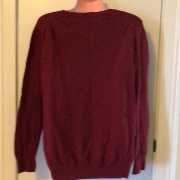 Joe Fresh size Lg burgundy sweater - Picture 4 of 5